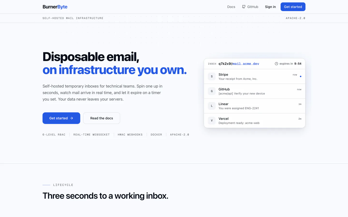 Your instance, signed out — What a visitor to your deployment sees before they sign in.